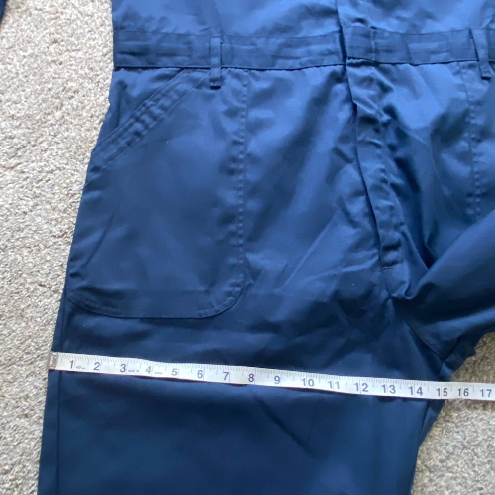 US Navy Coverall Men 48R Utility Blue USN 8405-01-057-3498 - Picture 10 of 12